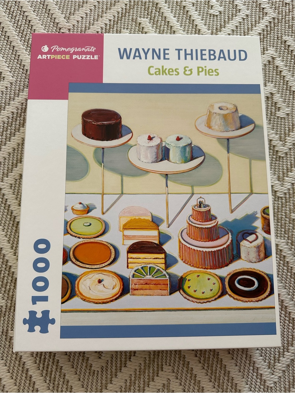 Pomegranate- Wayne Thiebaud: Cakes & Pies 1000 Piece Puzzle